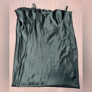 aspen midi silk dress